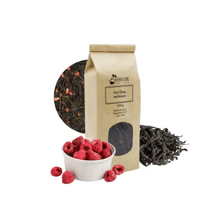 Pyszny Earl Grey malinowy pakowany 100g