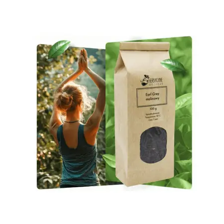 Pyszny Earl Grey malinowy pakowany 100g