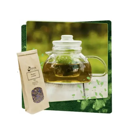 Rooibos z dodatkiem maliny pakowany 50g