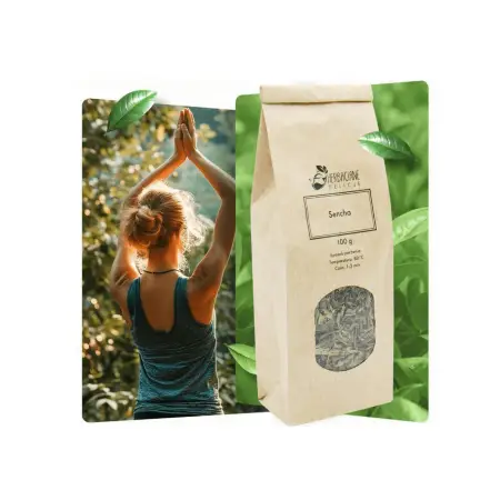 Klasyczna zielona herbata Sencha z Chin pakowana 100g
