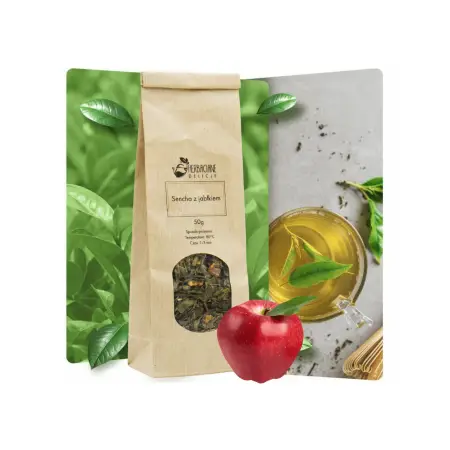 Herbata liściasta Sencha z jabłkiem hurtownia