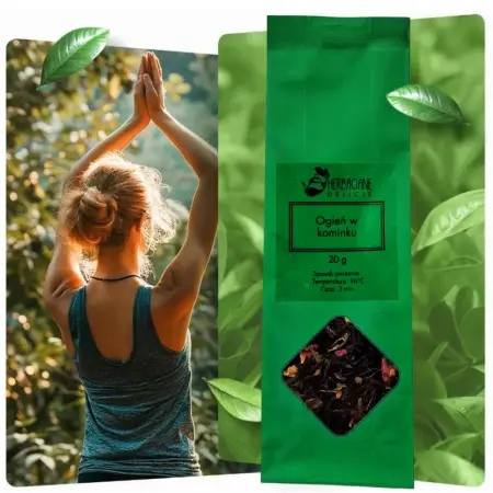 Ogień w kominku 20g