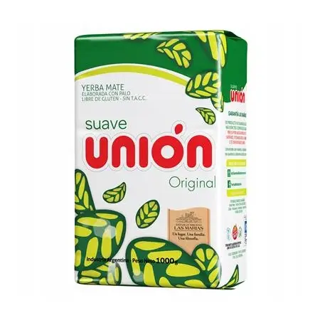 YERBA MATE UNION SUAVE ORIGINAL ARGENTYNA DELIKATNA 1KG