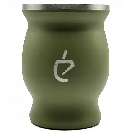 MATERO UN ACERO GREEN 230 ML NACZYNIE KUBEK DO YERBA MATE STAL NIERDZEWNA