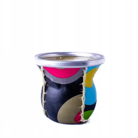 MATERO SZKLANE KOLOROWE 180 ML NACZYNIE KUBEK DO YERBA MATE